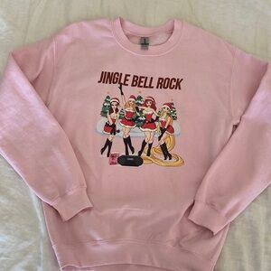 Pink Jingle Bell Rock Women's crewneck